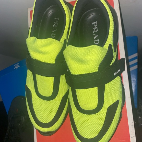 Pre-owned Cloudbust Green Rubber Trainers - Picture 4 of 7